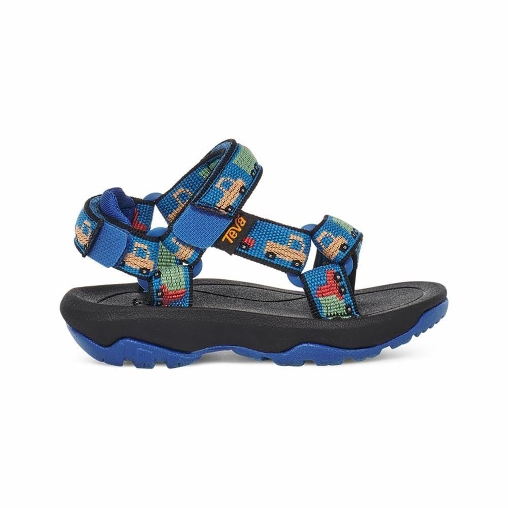 Teva Toddlers Hurricane XLT 2 Colorful Trucks Vintage‎ Blue Toddler 4 Sandals